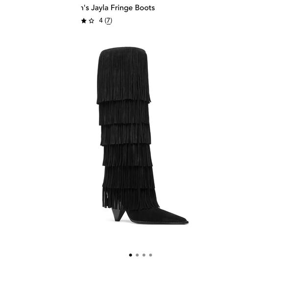 NEW Michael Kors Jayla Fringed Suede Tall Boots – Women’s Size 7 – NIB